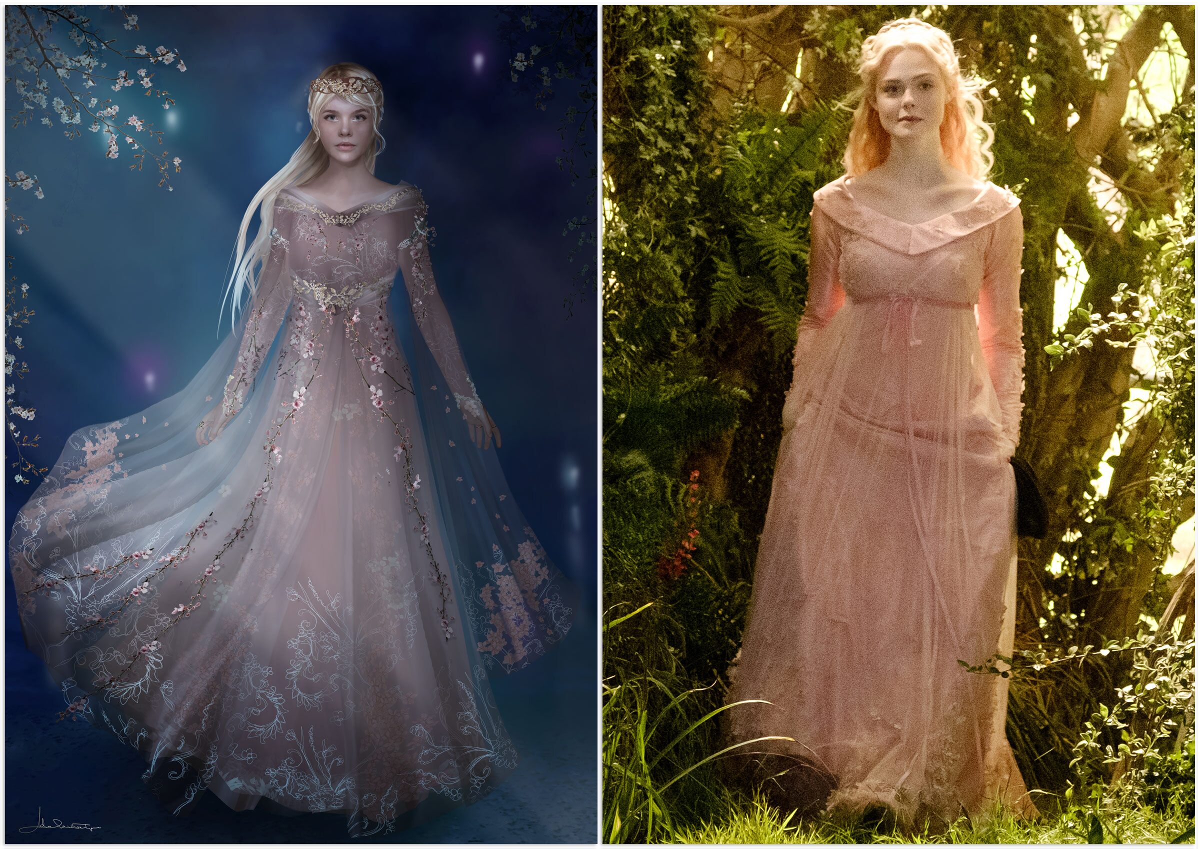 Điểm nhấn của bộ trang phục là chiếc cổ váy trong phiên bản hoạt hình.&nbsp;