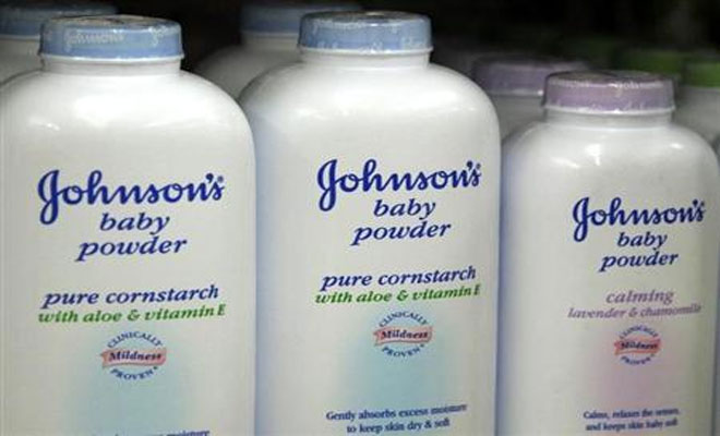 Sản phẩm phấn rôm trẻ em của Johnson &amp; Johnson bị thu hồi do có chứa chất gây ung thư (nguồn: CBSNews)