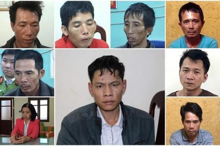 Các đối tượng trong vụ án sát hại nữ sinh giao gà ở Điện Biên - Ảnh: Công an cung cấp