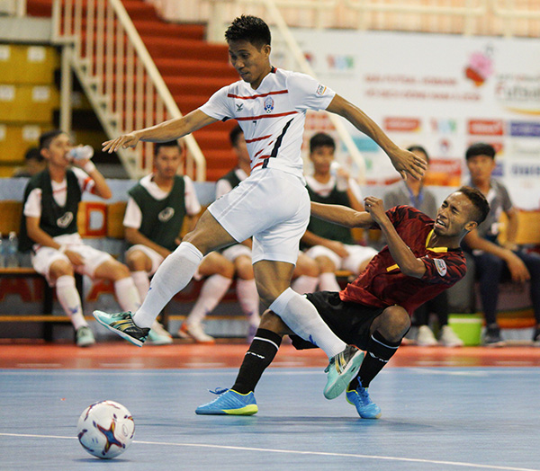 Giải futsal HDBank vô địch Đông Nam Á 2019: Campuchia đánh rơi chiến thắng trước Timor Leste - 1
