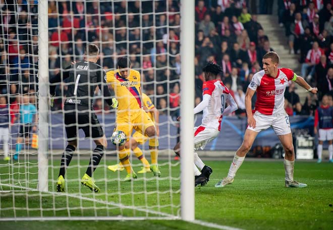 Trực tiếp bóng đá Cúp C1, Slavia Prague - Barcelona: Những phút cuối chao đảo (Hết giờ) - 24