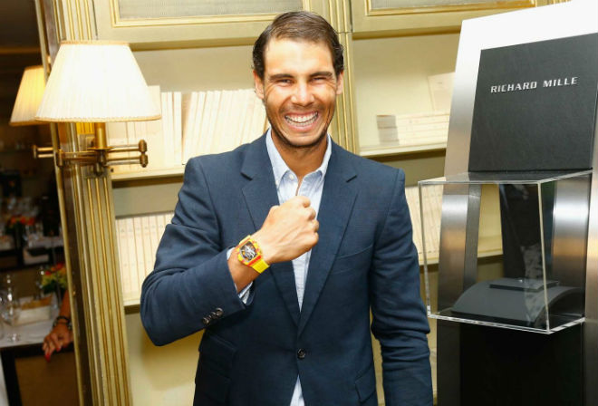 Chiếc đồng hồ hiệu Richard Mille của Nadal có giá bán tới 725.000 đô-la Mỹ