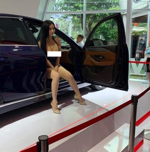 Sự thật về người mẫu xe hơi &#34;bôi bẩn&#34; Vietnam Motor Show 2019 - 2