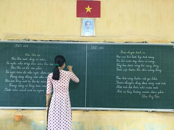 Chị Xuân đã từng là giáo viên