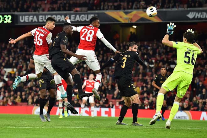 Cầu thủ trẻ&nbsp;Martinelli ghi bàn cho Arsenal