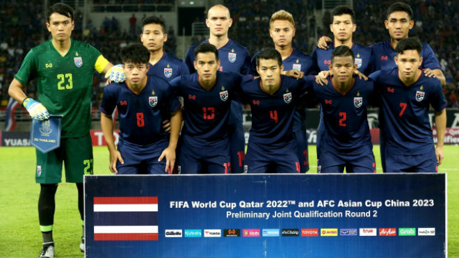 ĐT Thái Lan triệu tập nhiều hảo thủ chuẩn bị làm khách của Malaysia và Việt Nam ở vòng loại World Cup 2022 tháng tới
