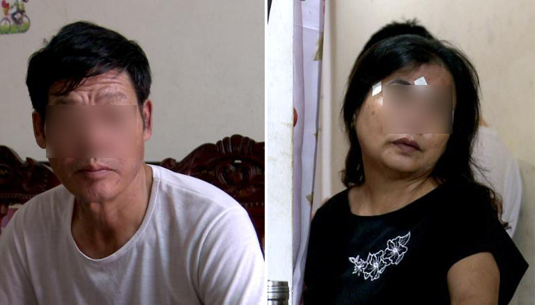 Ông P. V. T. và bà N. T. P., bố mẹ của Tr. M., cô gái Việt nghi chết trên xe container ở Anh