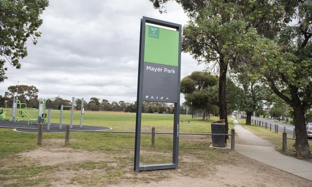 Công viên Mayler ở Belbourne, nơi xảy ra vụ tấn công tình dục.