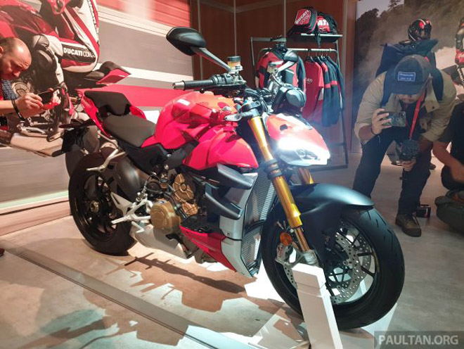 2020 Ducati Streetfighter V4 ra mắt, công suất 208 mã lực, trang bị cánh gió trên xe đua - 1
