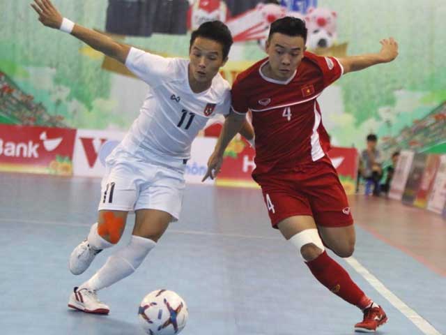 Bóng đá - Video highlight trận Việt Nam – Myanmar: Hiệp 2 bùng nổ, phần thưởng xứng đáng (Futsal ĐNÁ)