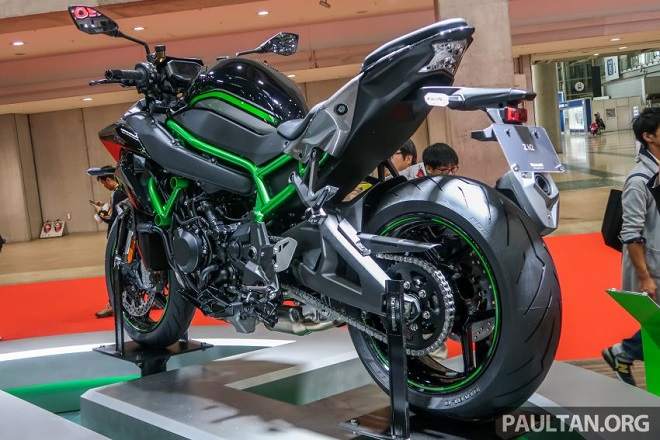 Ảnh thực tế mô tô tăng áp Kawasaki Z H2 và ZX-25R: Đẹp tới từng chi tiết - 13