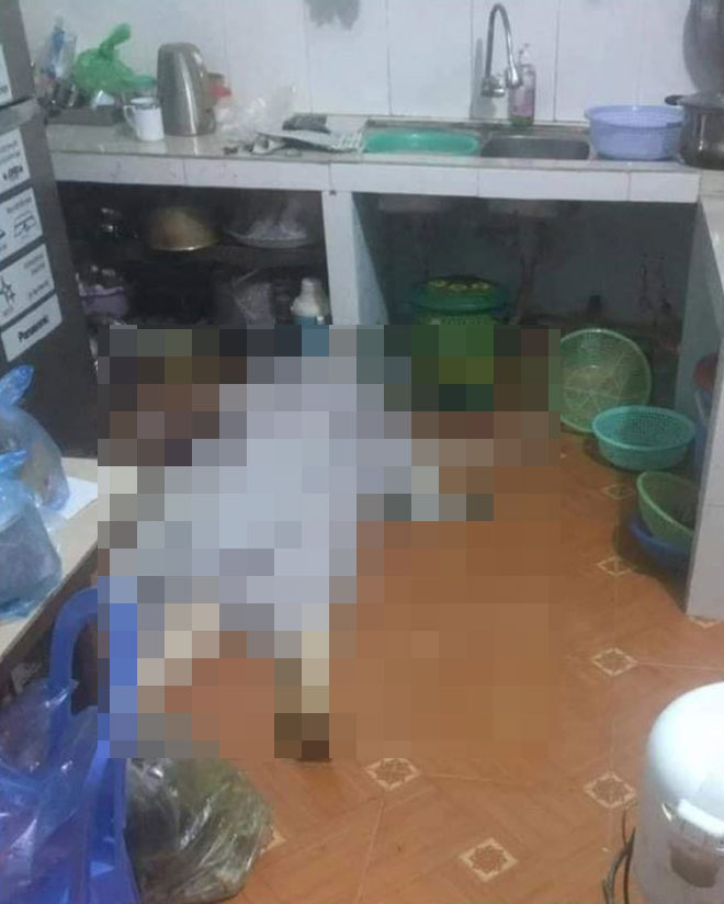 Chị Q. bị chồng sát hại trong bếp