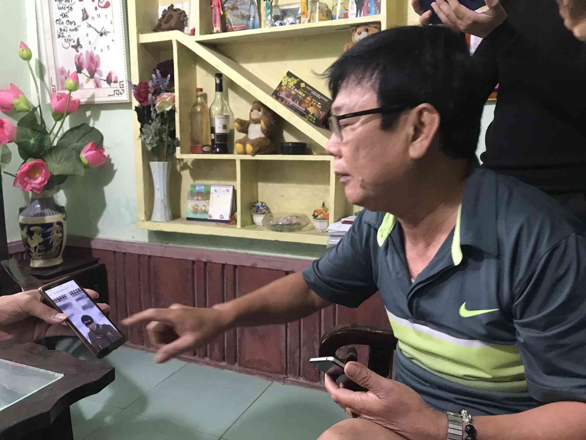 Ông Lê Văn Đông xác nhận hình ảnh lan truyền trên Facebook là anh Nguyễn Bá Vũ H., một công dân địa phương