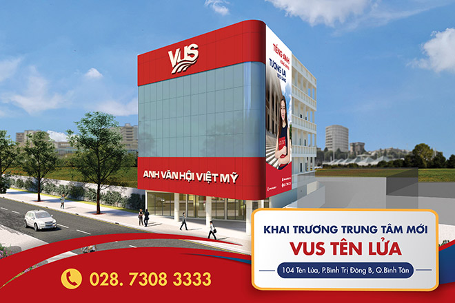 Phối cảnh VUS Tên Lửa, cơ sở đầu tiên tại Quận Bình Tân.