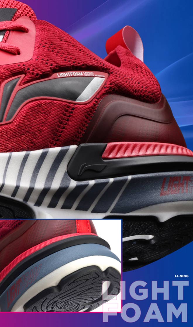 Các bọt xốp trong công nghệ Light Foam được thu nhỏ kích thước hơn, đồng đều hơn để giảm nhẹ trọng lượng phần đế giữa