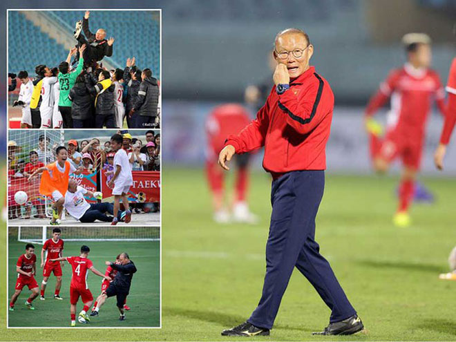 Ông Park giờ đã là một phần máu thịt của bóng đá Việt Nam. Ảnh: NGỌC DUNG – CCT