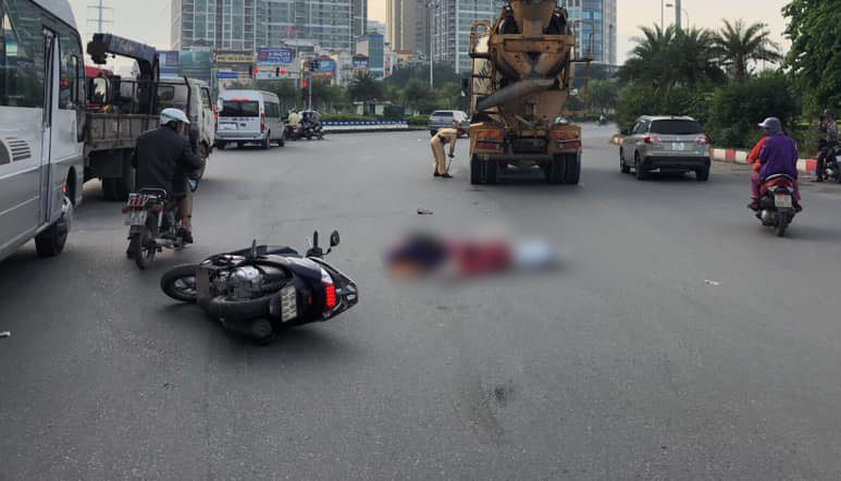 Hiện trường xảy ra vụ tai nạn giao thông