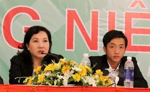 TGĐ&nbsp;Nguyễn Thị Như Loan và con trai - Cường "đô la".