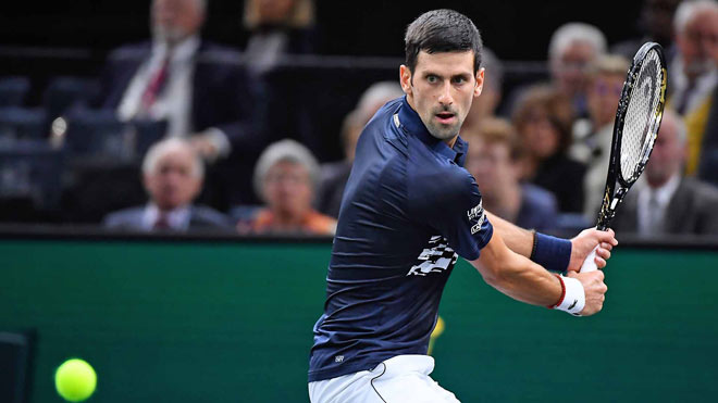 Tấm vé vào tứ kết khó tuột khỏi tay Djokovic