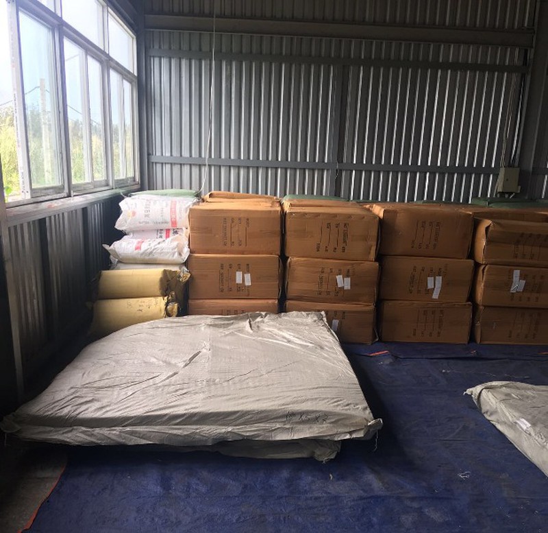 Bảy tấn chăn gối nệm Trung Quốc giả xuất xứ Việt Nam - 1