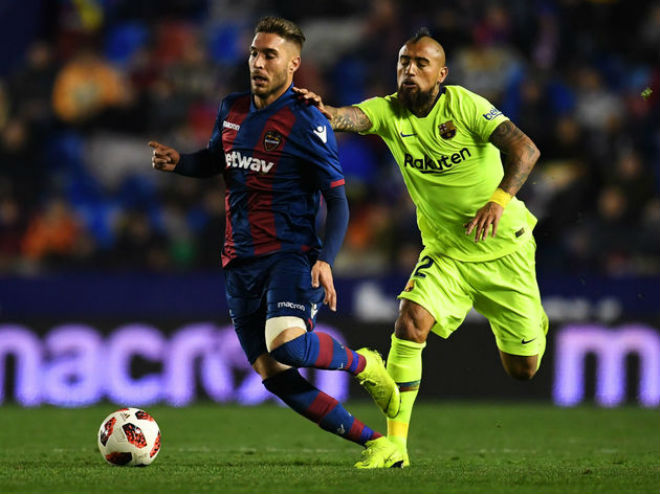 Barca từng thất thủ trong lần gần nhất làm khách của Levante ở sân Ciudad de Valencia tại cúp Nhà Vua mùa trước