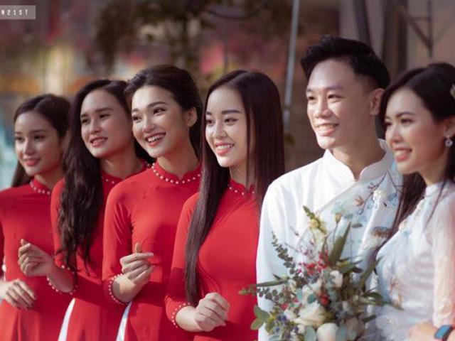 Bạn trẻ - Cuộc sống - Dàn bê tráp gây chú ý vì quá đỗi đẹp, ai ngờ toàn người quen