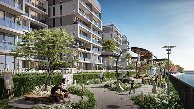 Nhiều tiện ích của Panomax River Villa được bố trí dọc bờ sông