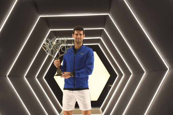 Djokovic đăng quang tại Paris Masters 2019