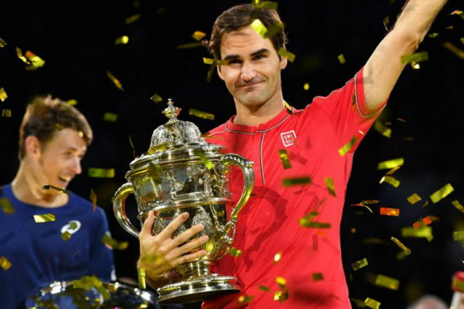 Federer vừa vô địch Basel Open cách đây không lâu