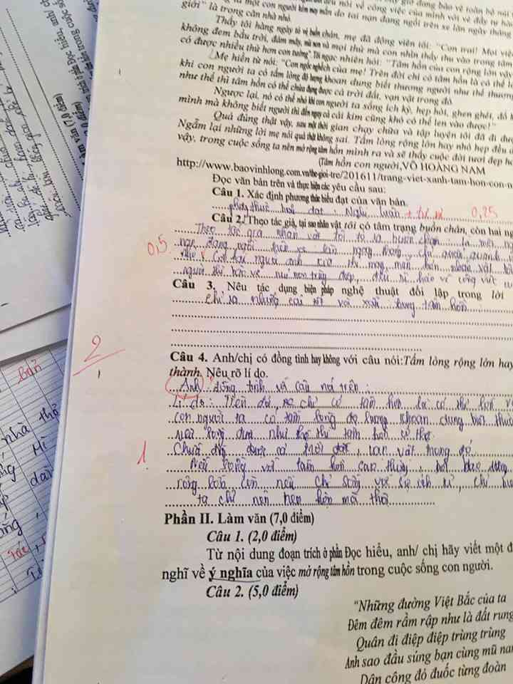 Đề kiểm tra và câu trả lời &#39;bá đạo&#39; của học sinh khiến dân mạng cười ngất - 1