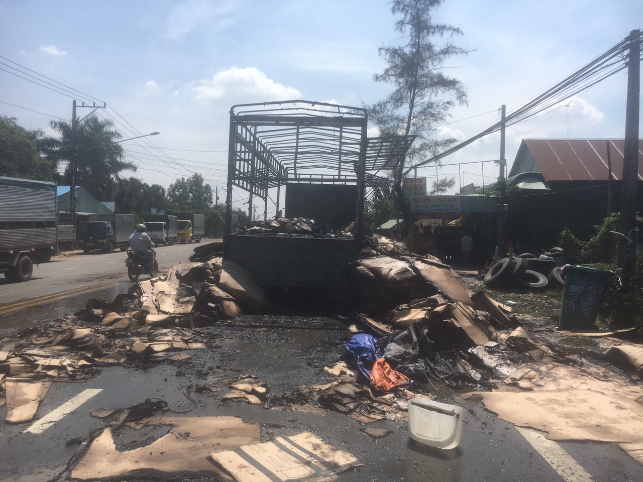 Hiện trường vụ cháy