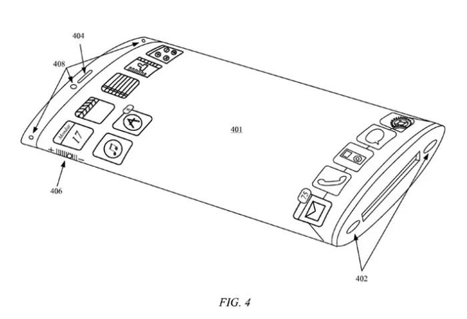 Lộ bằng sáng chế iPhone cong cạnh đẹp hơn Galaxy Note 10+ - 1