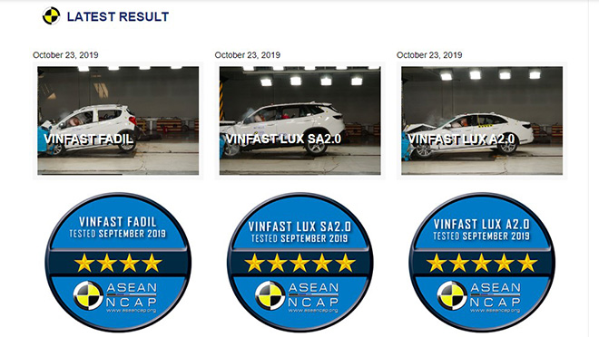 Ô tô VinFast đạt chuẩn mức an toàn cao nhất 5 sao của ASEAN NCAP - 1