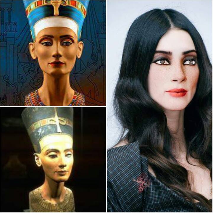 Tái hiện khuôn mặt nữ hoàng Ai Cập Nefertiti.