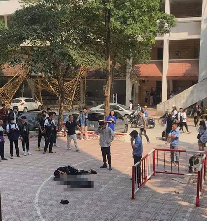 Khuôn viên trường Đại học Kiến trúc nơi 2 nam sinh thương vong