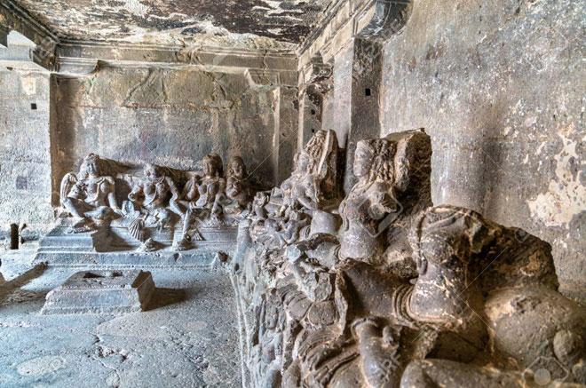 Kailasa: Ngôi đền cổ được chạm khắc từ một khối đá khổng lồ - 2
