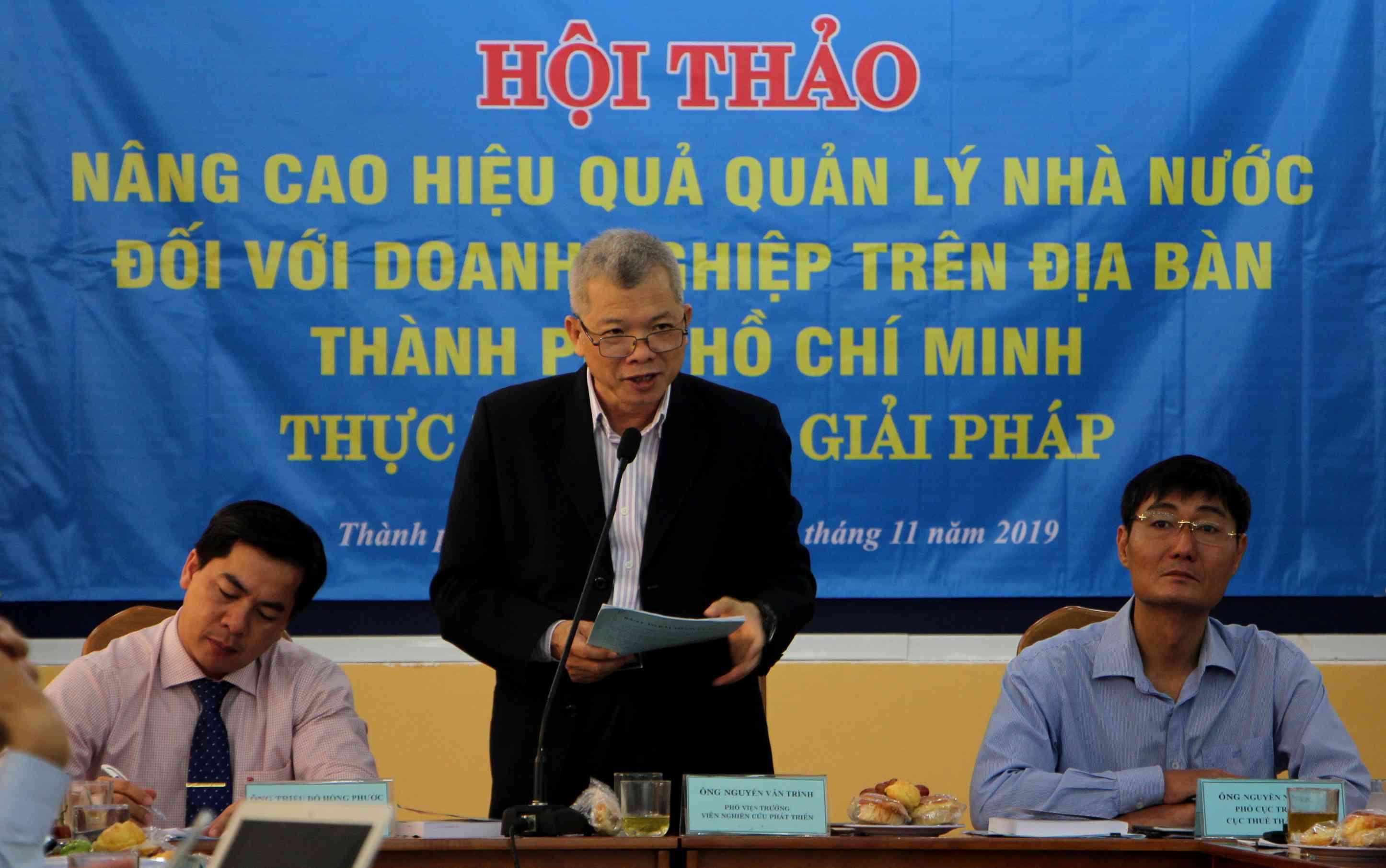 PGS Nguyễn Văn Trình:&nbsp;“Đừng cho cán bộ thuế móc nối với doanh nghiệp để cưa đôi”