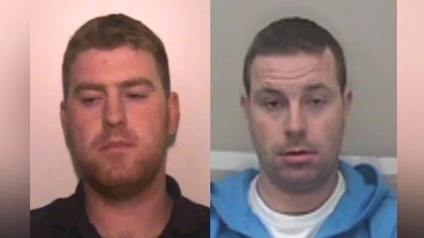 Christopher (trái) và Ronan Hughes, 2 nghi phạm quan trọng trong vụ 39 người Việt chết trên xe container ở Anh