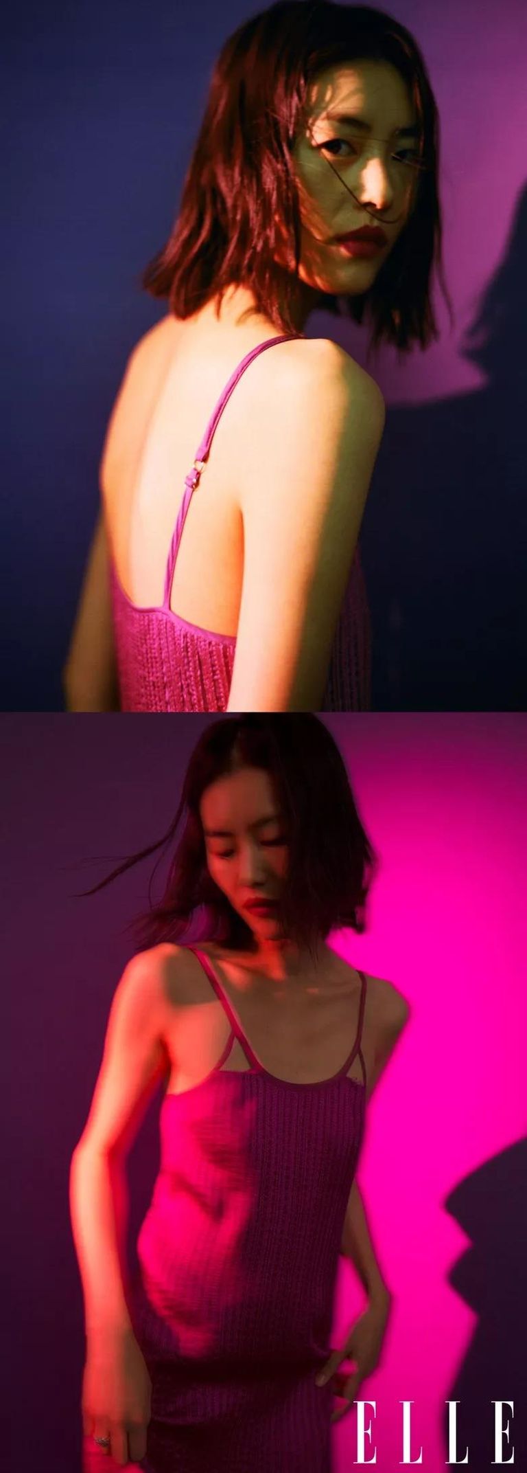 Lưu Văn thực hiện nhiều bộ ảnh khác nhau cho tạp chí Elle China.&nbsp;