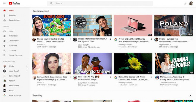 YouTube công bố giao diện mới, nhà sáng tạo nội dung vừa mừng vừa lo - 1