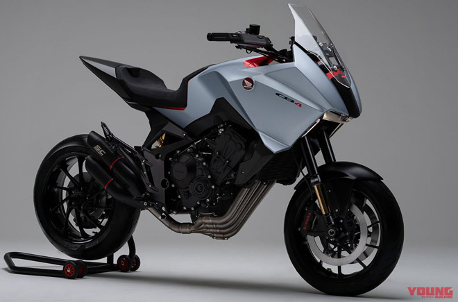 Hút mắt với thiết kế độc đáo của Honda CB4X Concept - 1