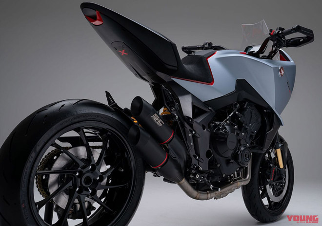 Hút mắt với thiết kế độc đáo của Honda CB4X Concept - 6