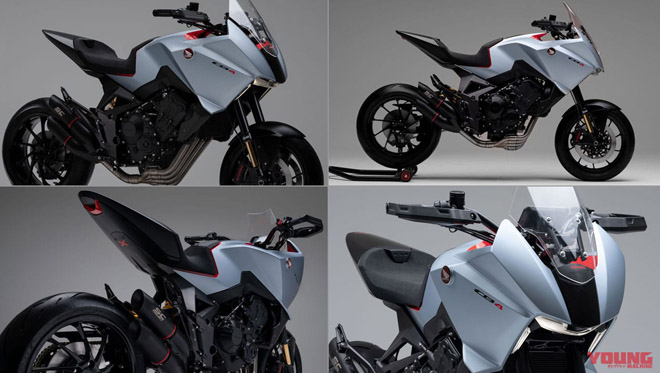 Hút mắt với thiết kế độc đáo của Honda CB4X Concept - 9