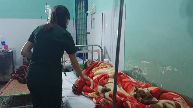 Bệnh nhân đang được điều trị tại Bệnh viện Đa khoa Kon Tum