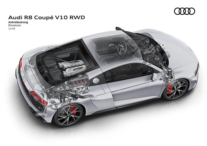 Audi giới thiệu R8 hệ dẫn động cầu sau thay vì 4 bánh quattro - 6