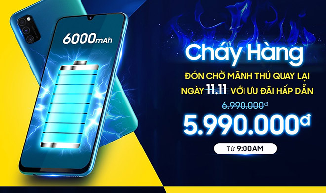 Galaxy M30s siêu pin 6.000mAh ‘cháy hàng’ trên Tiki, mở bán lại ngày 11/11 - 1