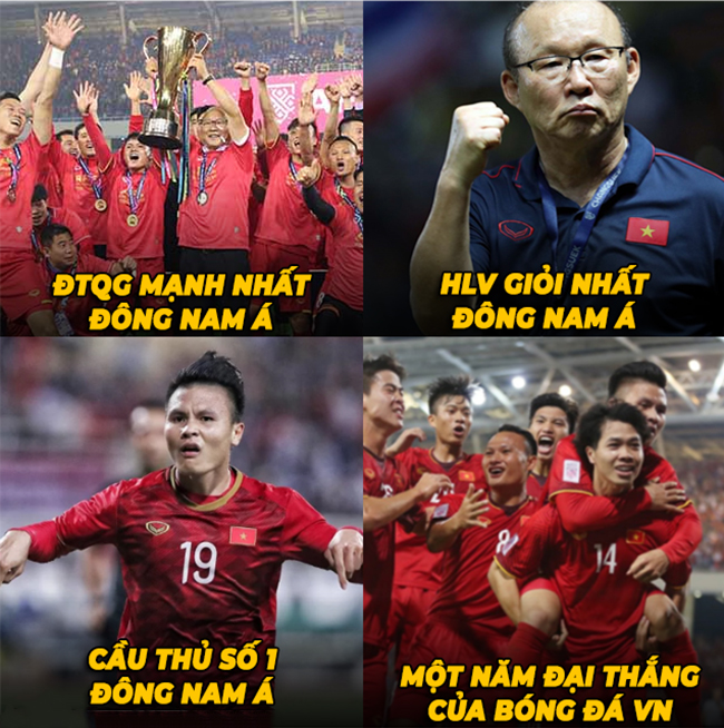 Bóng đá Việt Nam "thắng lớn" trong năm 2019.