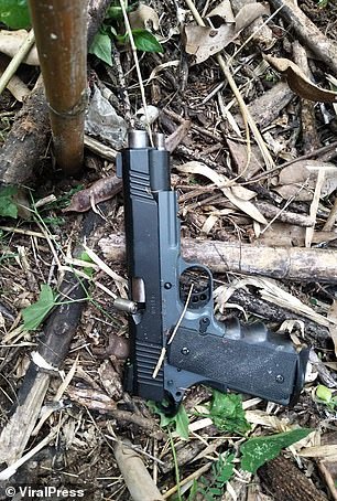 Khẩu súng nghi phạm bỏ trốn dùng để tự sát