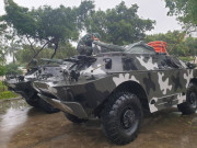 Tin tức trong ngày - Huy động xe bọc thép BRDM-2 ứng cứu dân trong bão số 6