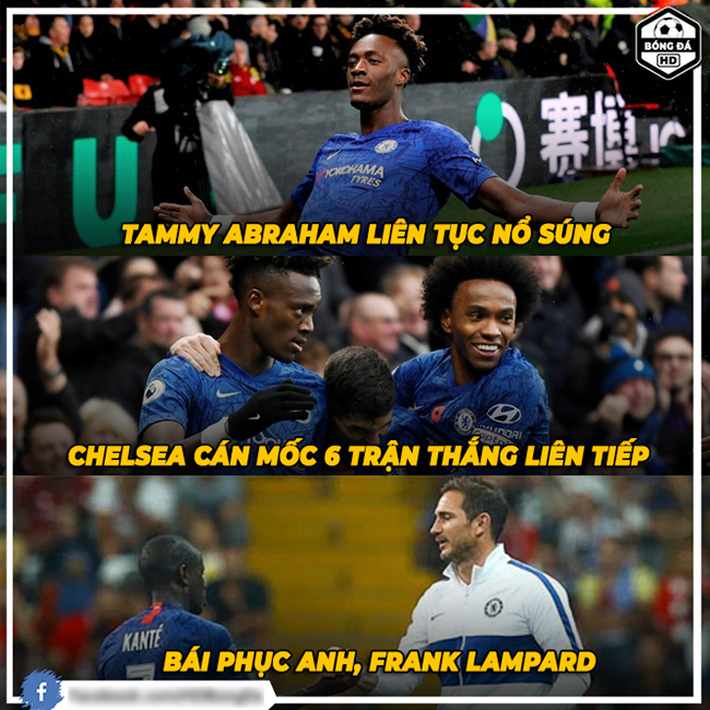 Chelsea liên tục thăng hoa và bay cao trên bảng xếp hạng ngoại hạng Anh.